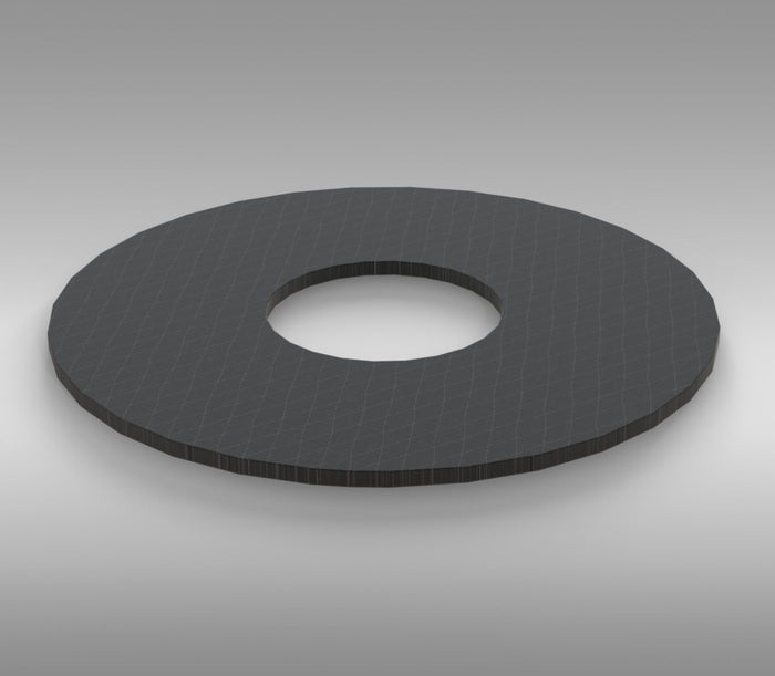 Carbon drag washer component engineered to deliver smooth, consistent drag pressure, reliable performance, and long-term durability in the reel assembly.