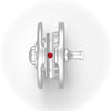 Top-down view of a Seigler Model 4 fly reel highlighting its clean design, reel width, and machined aluminum profile