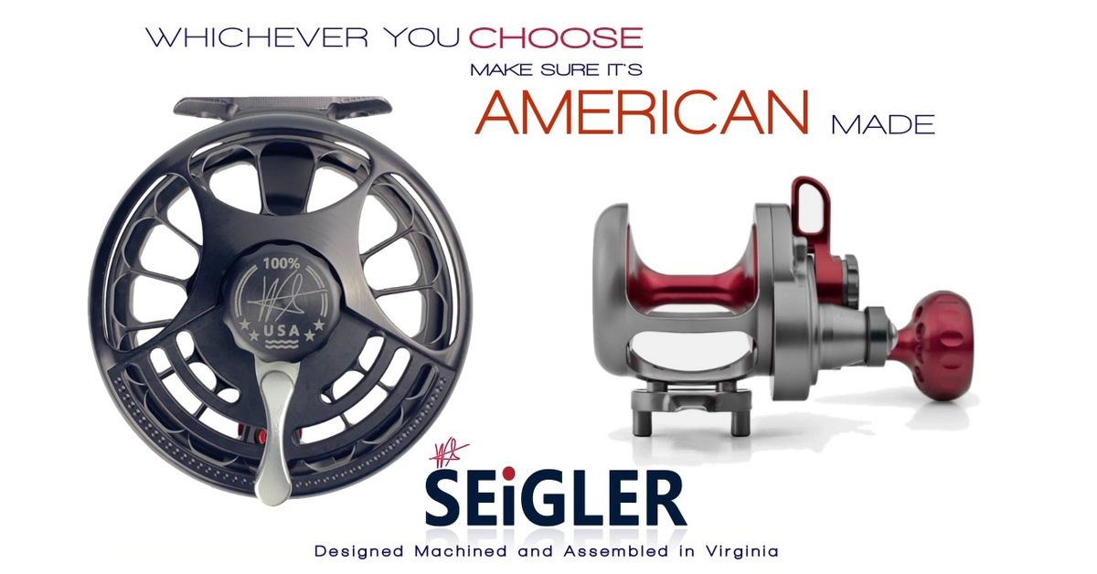 Seigler Reels - (LGN) Large Game Narrow – Fish On Customs