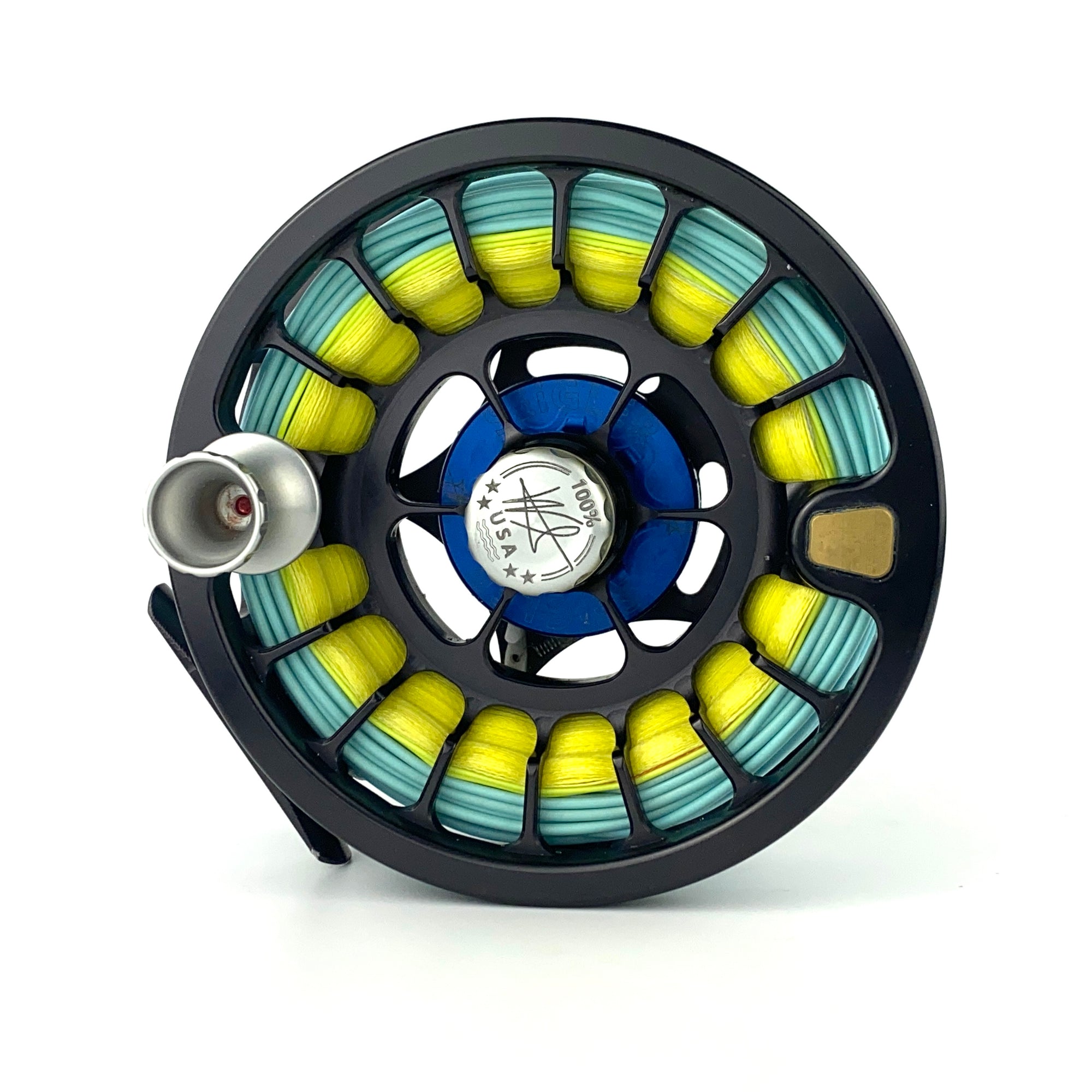 The Ultimate 12-Weight, 5-Inch Diameter Tarpon Fly Reel: Expertly Designed in Collaboration with Dustin Huff for Top-Tier Fishing Performance.