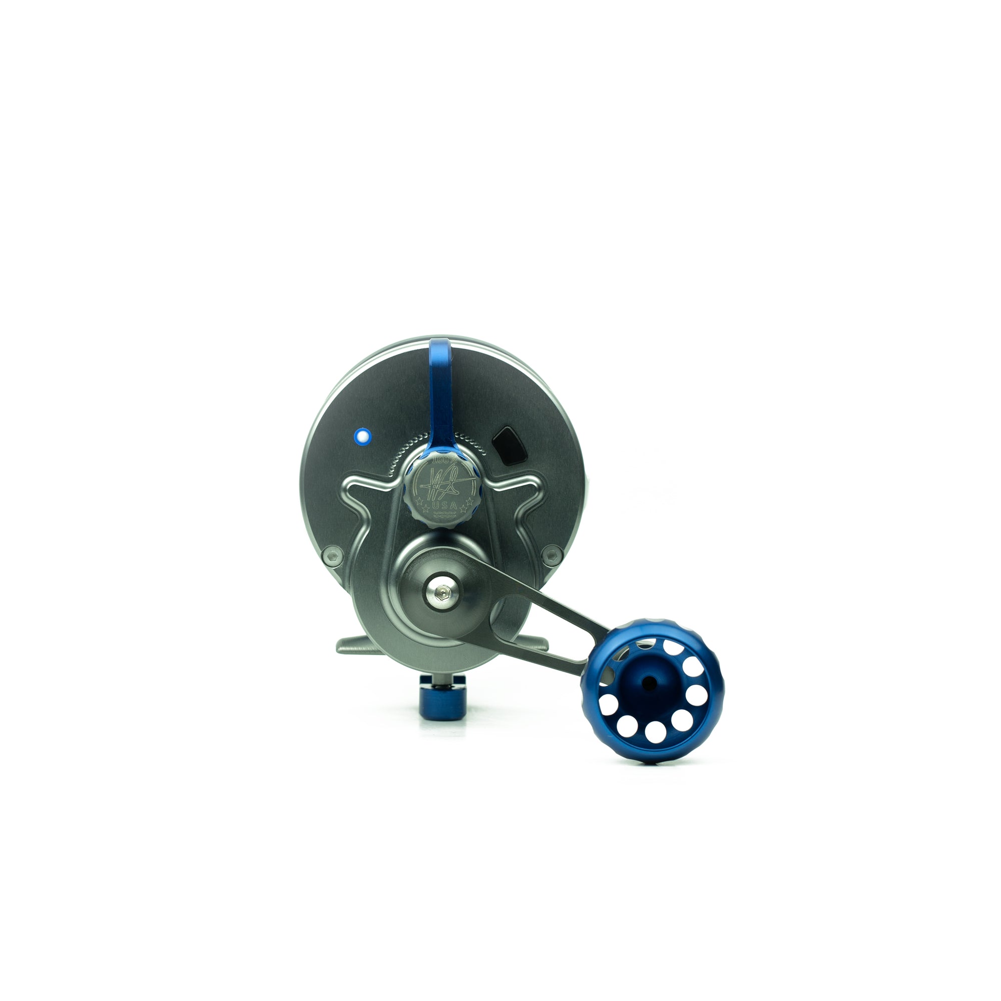 billfish handle on the seigler offshore small fishing reel.