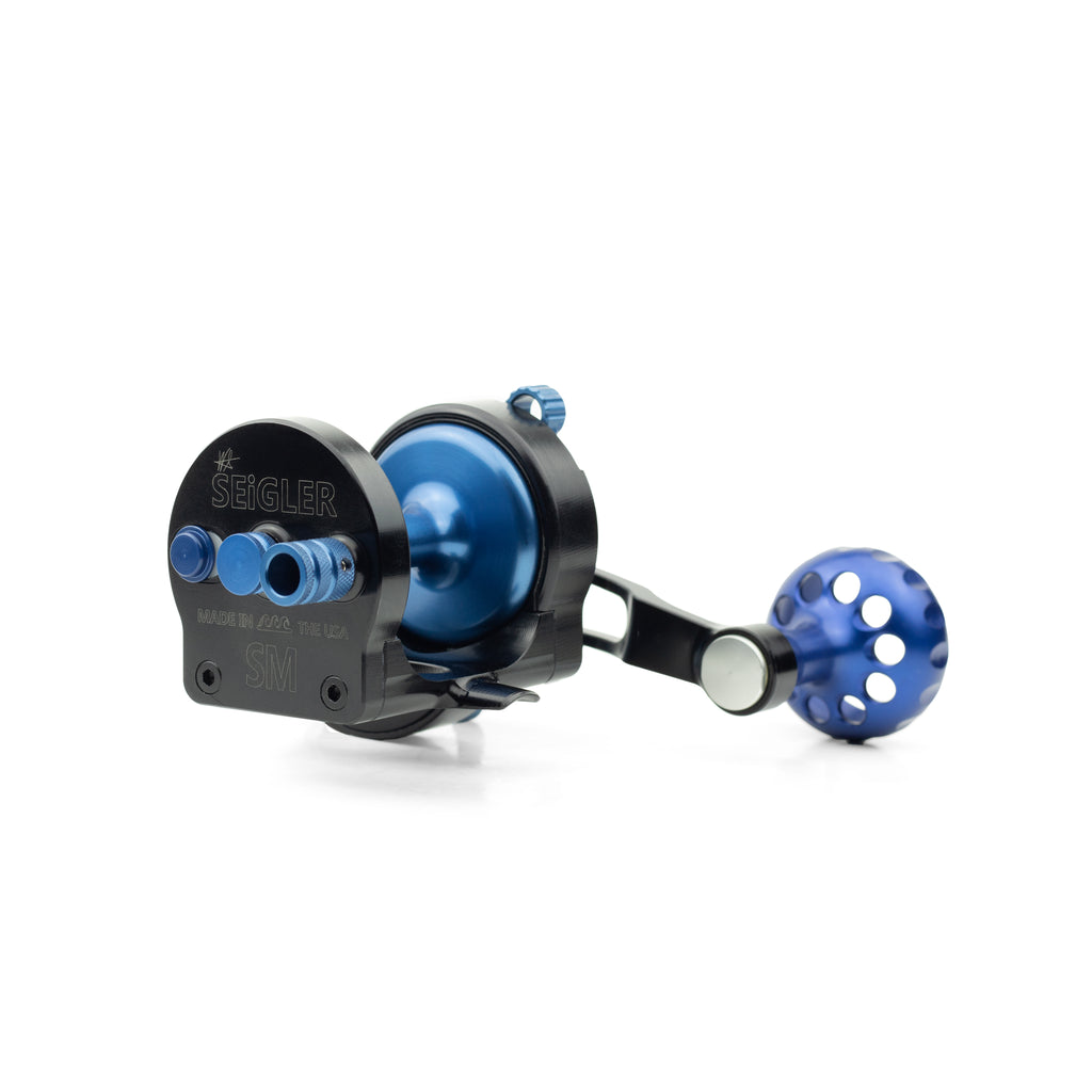 magnetic brake on the seigler star mag surf casting fishing reel. 