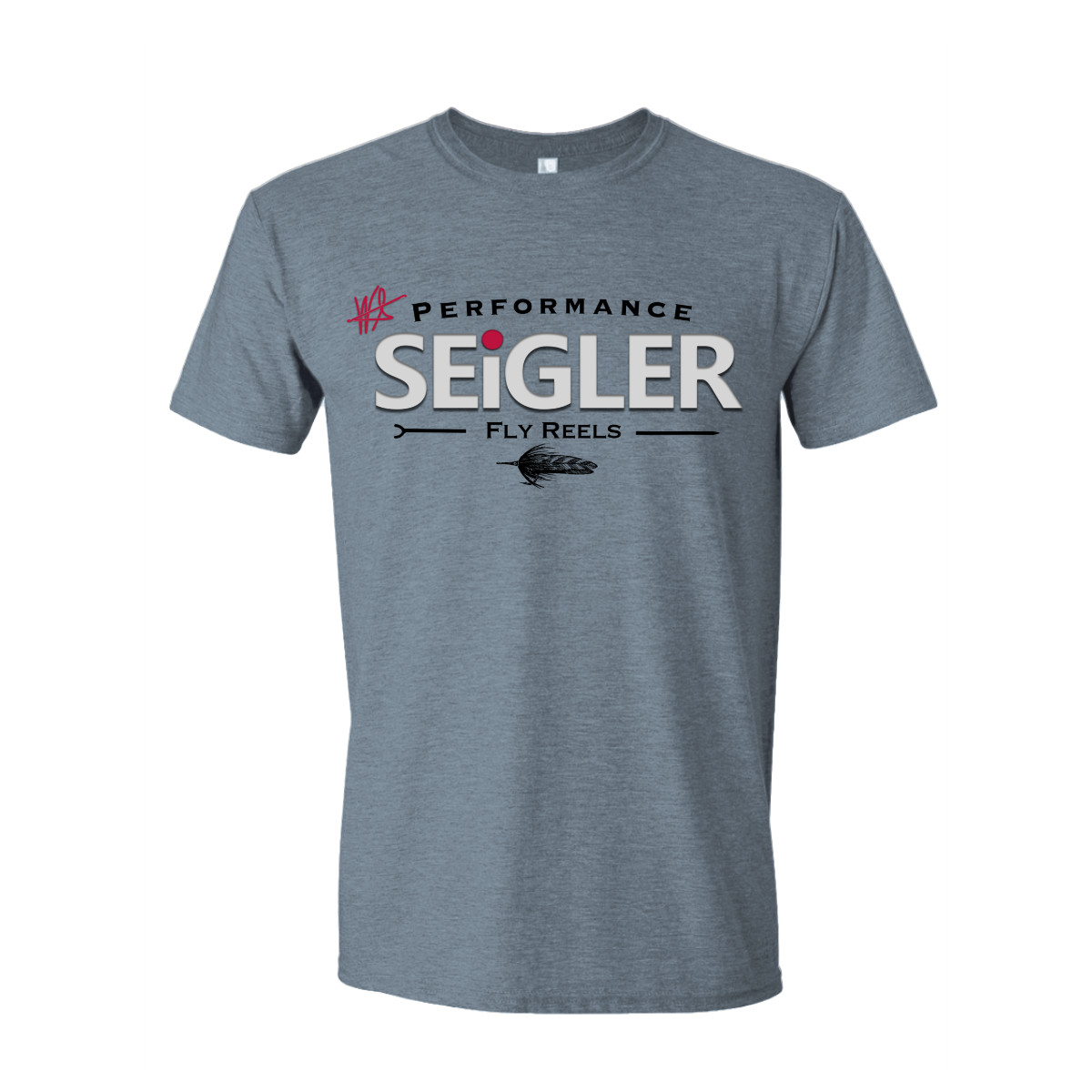 Seigler Fly Reel Short Sleeve T-Shirt S / Steel Blue